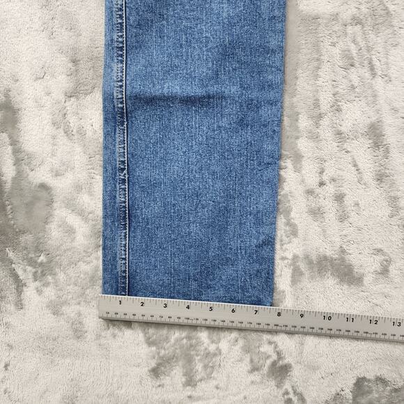 Vintage Wrangler Jeans Womens 3 Juniors Blue Mid Rise Slim Straight Leg Western - Picture 11 of 12